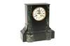 Appraisal: MANTEL CLOCK - Fine French slate and marble clock ca