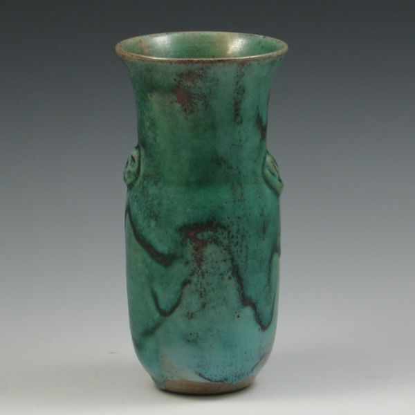 Appraisal: Jugtown Vase marked die impressed Jugtown Ware small glaze bruise