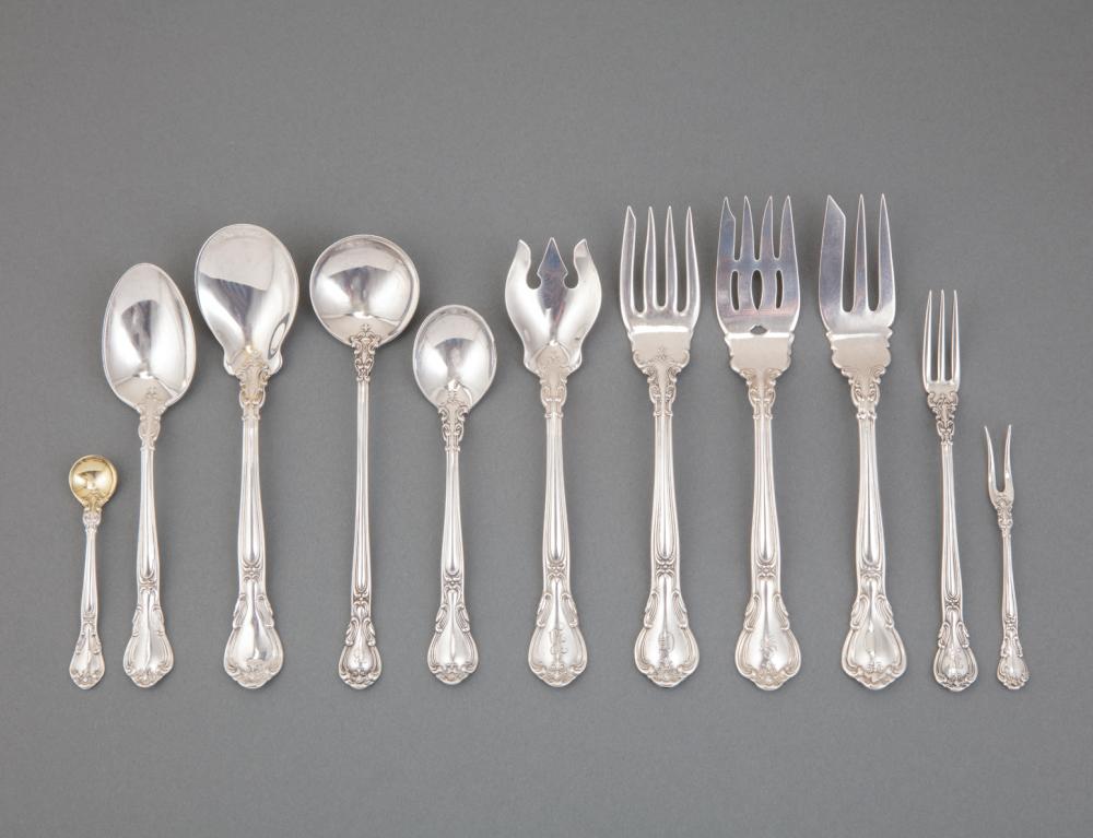 Appraisal: Good Group of Gorham Chantilly Sterling Silver Dessert Flatware incl