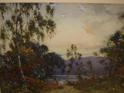 Appraisal: J A HENDERSON TARBET Exhib from d Autumnal Scene with