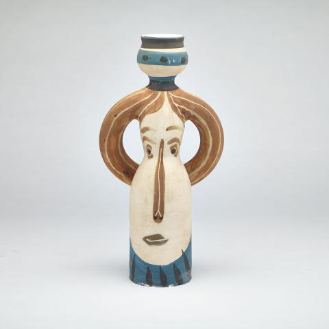 Appraisal: Lampe Femme Pablo Picasso - Ceramic Vase c small glaze