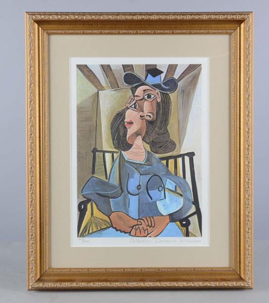 Appraisal: Collection Domaine Picasso Giclee Print Professionally matted and framed this