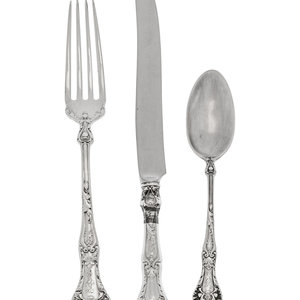 Appraisal: An American Silver Flatware Service Gorham Mfg Co Providence RI