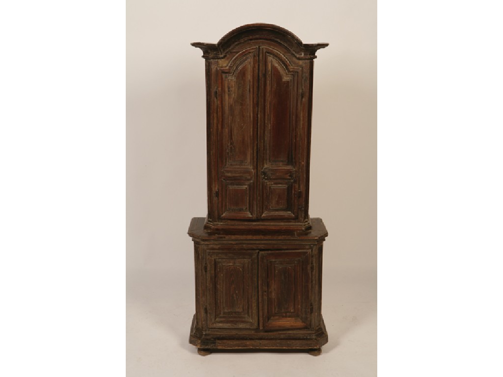 Appraisal: AN TH CENTURY STYLE CONTINENTAL SMALL CABINET ON STAND the