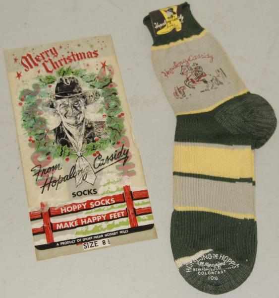 Appraisal: Pair of Vintage Hopalong Cassidy Socks Size Made by Sport-wear