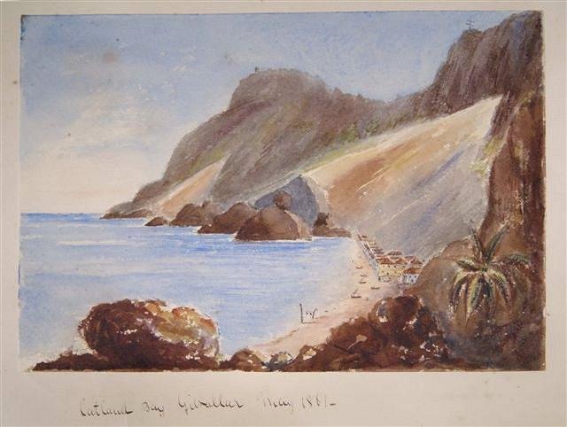 Appraisal: HENRY STRATTON BUSH British th Century 'Catland sic Bay Gibraltar