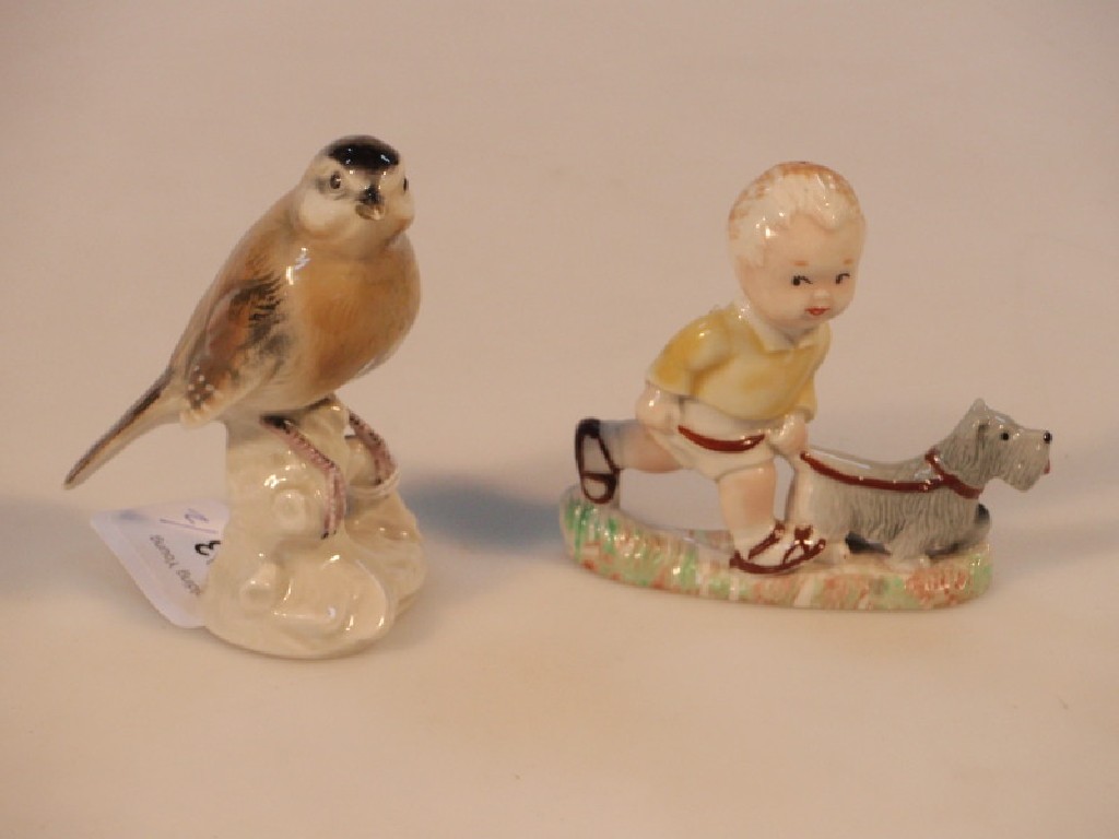 Appraisal: A German porcelain figure of a bird cm high together