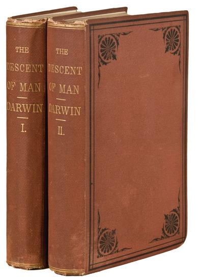 Appraisal: DARWIN Charles The Descent of Man and Selection in Relation