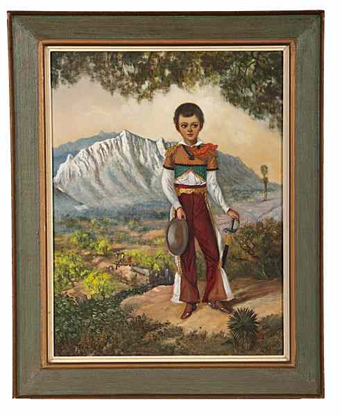 Appraisal: Boy in the Sierra Madre Mountains by Horacio Horacio Rentiara