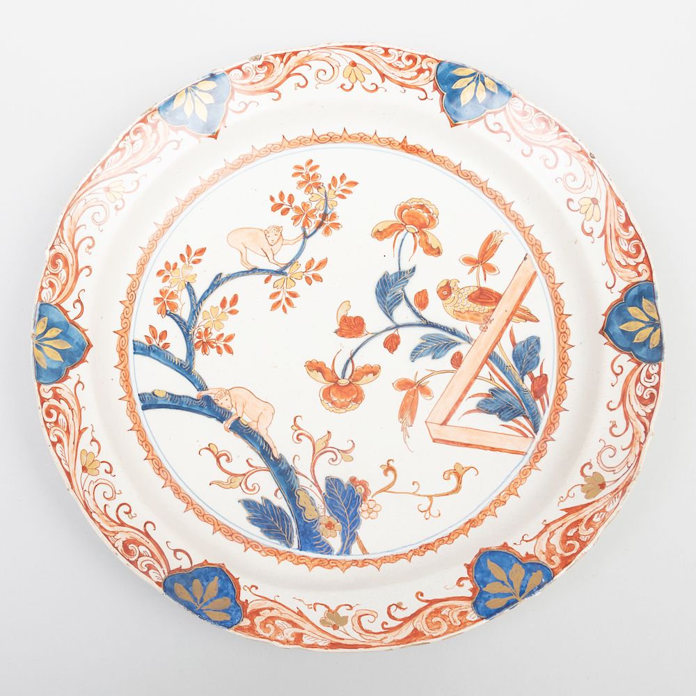 Appraisal: Dutch Delft Dor Plate PAK mark for Pieter Adriaensz Kocx