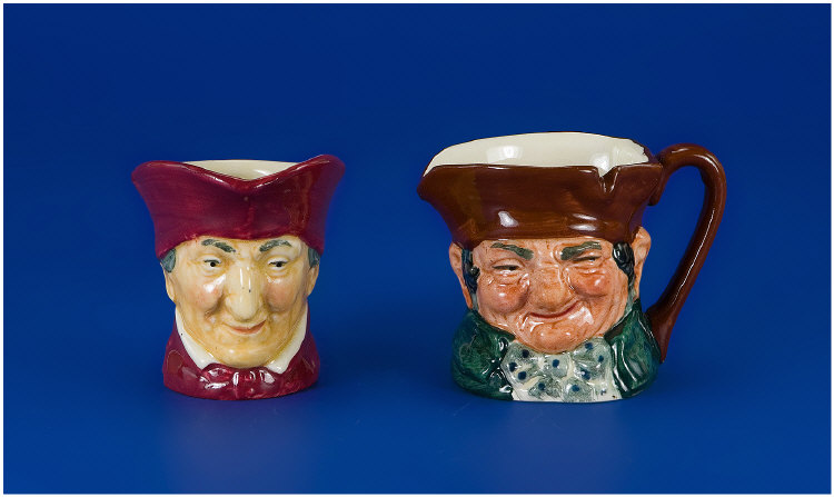 Appraisal: Two Royal Doulton Miniature Character Jugs Old Charlie D and