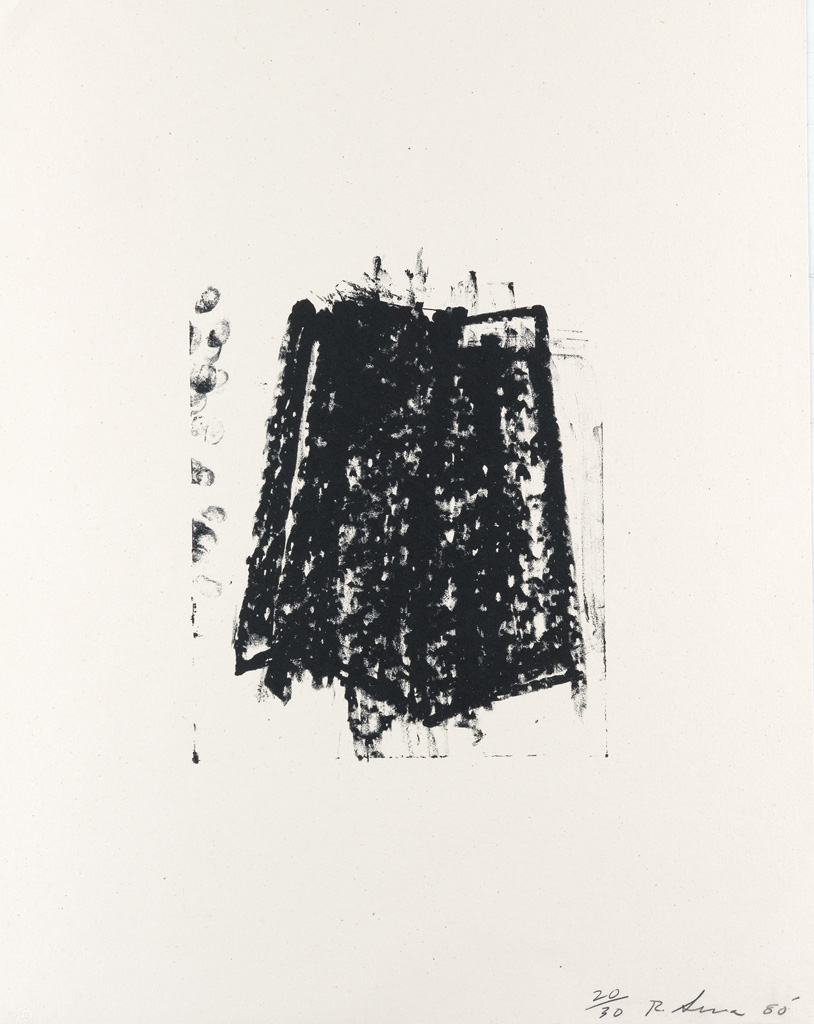 Appraisal: RICHARD SERRA Sketch Lithograph on on John Koller HMP paper