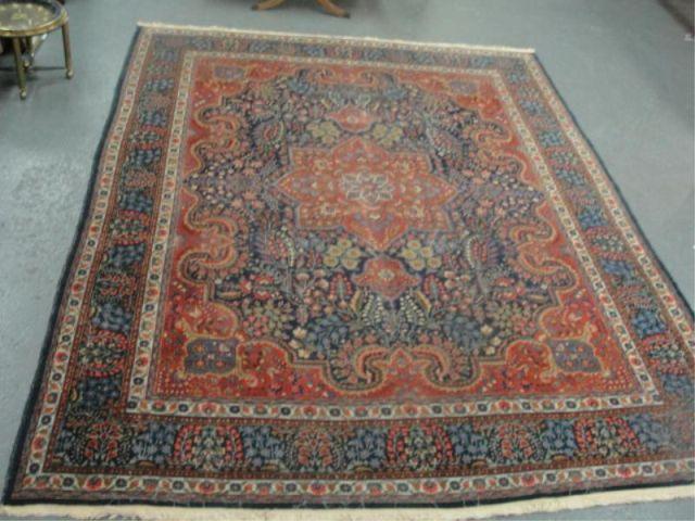 Appraisal: Roomsize Tabriz Carpet From a Bronxville home Dimensions ' x