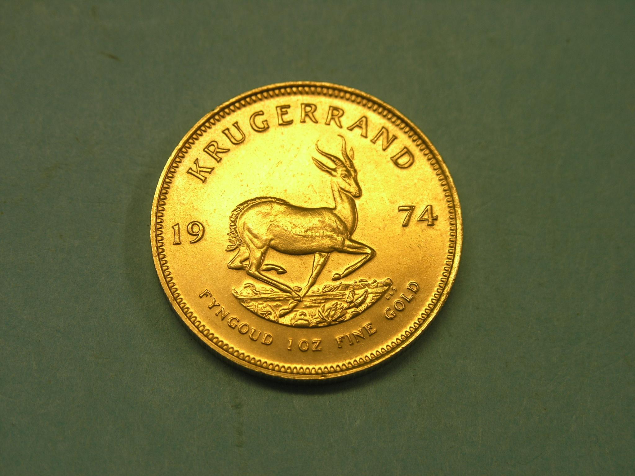 Appraisal: A gold Krugerrand