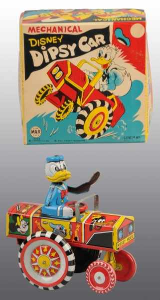 Appraisal: Tin Marx Donald Duck Display Car Wind-Up Toy Description s