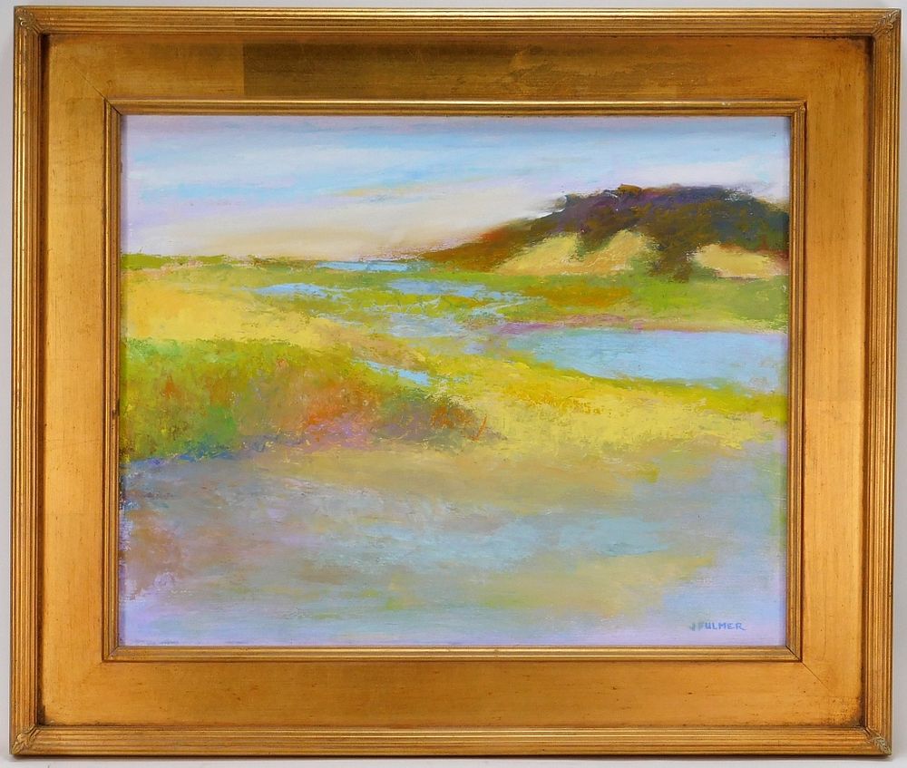 Appraisal: Judith Fulmer New England Landscape Painting Maryland Massachusetts b Illuminated