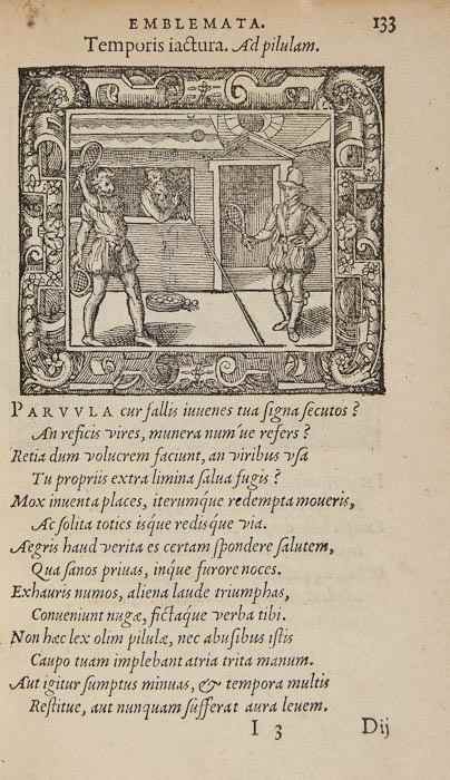 Appraisal: Sambucus Joannes Emblemata cum aliquot Nummis Antiqui Operis first edition