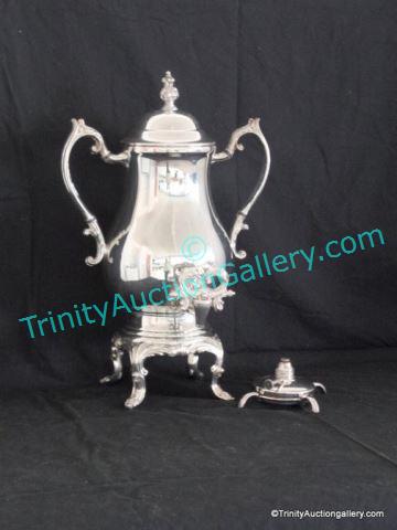 Appraisal: FB Rogers Silver Plate Coffee Beverage Warmer Urn Includes the