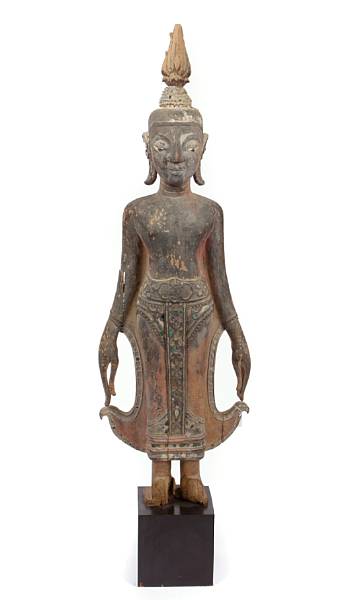 Appraisal: Burmese standing figure of a Bodhisattva height ft in width