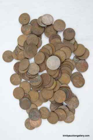 Appraisal: Wheat Back Copper Penny Coins PlusThis is for a bag