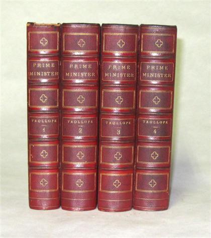 Appraisal: vols Trollope Anthony The Prime Minister London Chapman Hall First