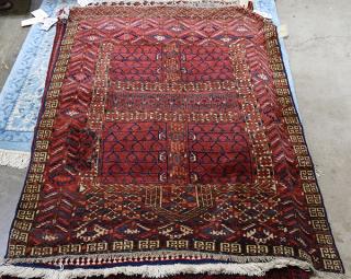 Appraisal: Lot of Tekke carpets ' '' x ' '' '