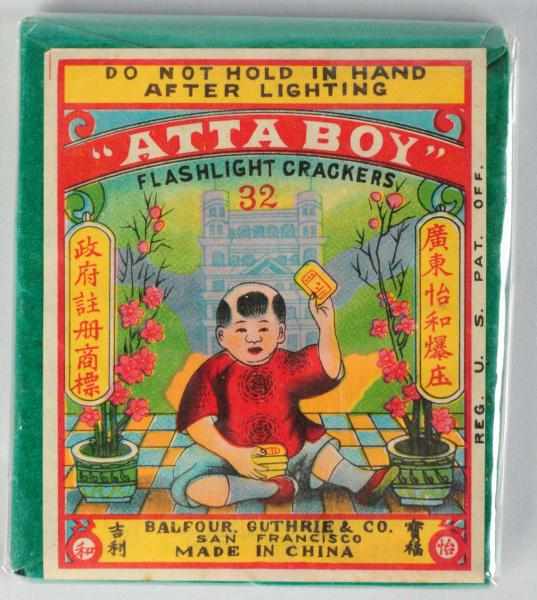 Appraisal: Atta Boy -Pack Firecrackers Class Manufactured for Balfour Guthrie Company