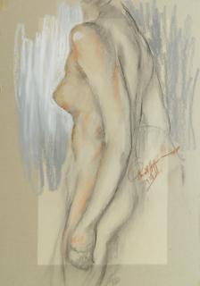 Appraisal: Arnold Hoffmann pastel Arnold Hoffmann American - - Nude Study-