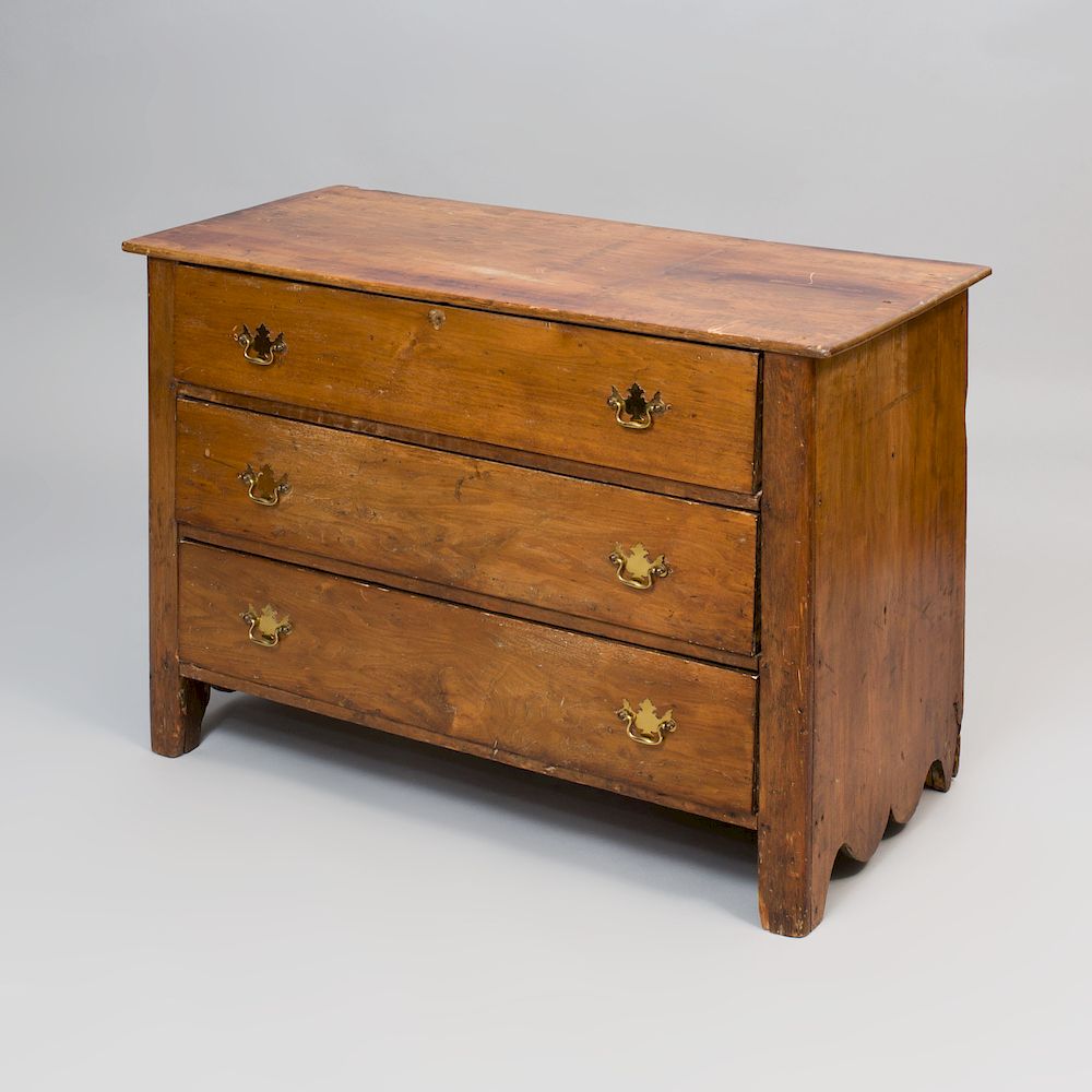 Appraisal: Rustic Pine Chest of Drawers x x in Condition The