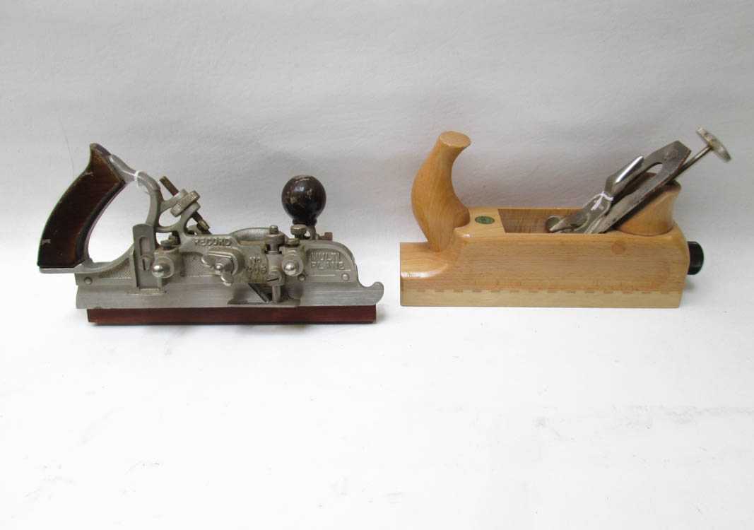 Appraisal: TWO WOODWORKING PLANES the first a ECE Jack Plane having