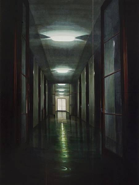 Appraisal: n a Peter Waite American born Corridor signed titled and