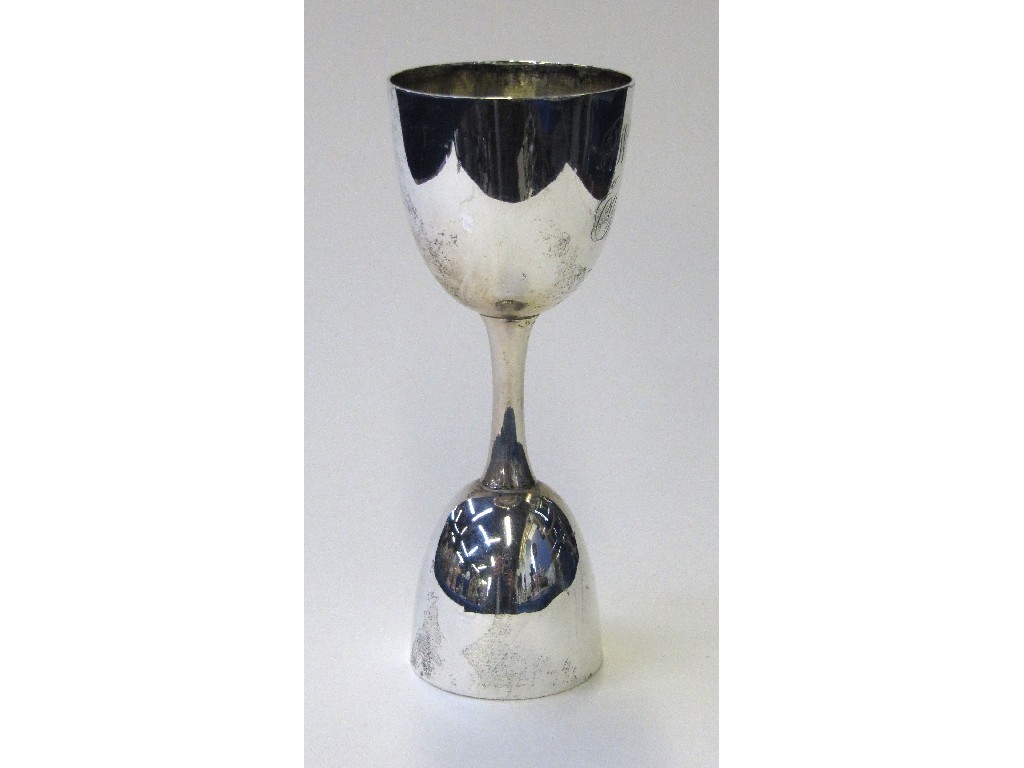 Appraisal: Silver wager cup Glasgow