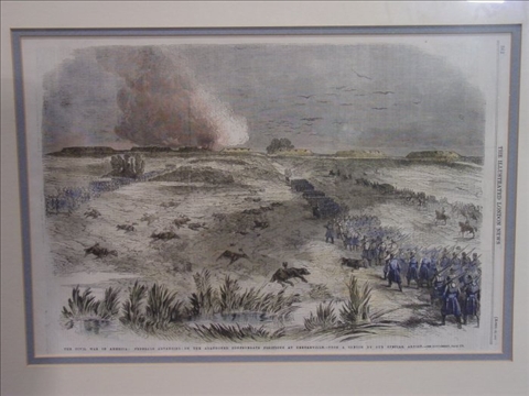 Appraisal: CIVIL WAR PRINT