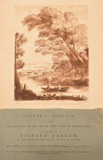 Appraisal: Etchings After Claude Le Lorrain Earlom Richard English - Etching