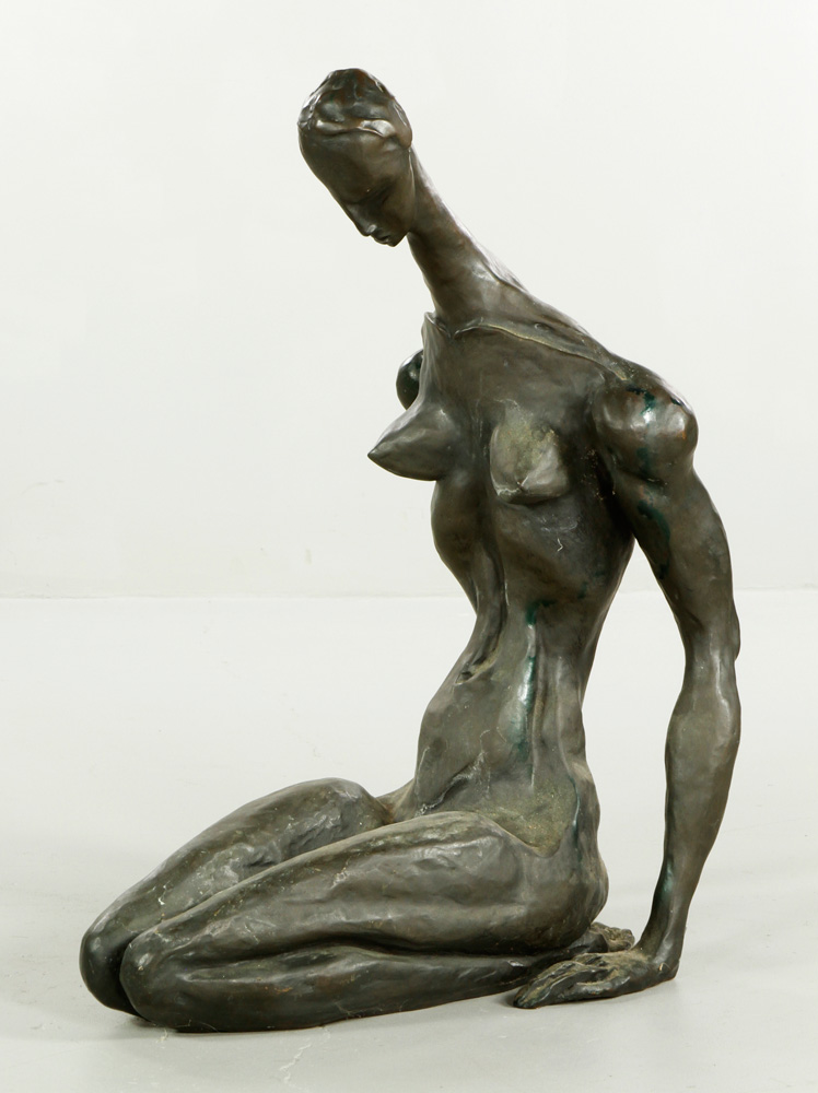 Appraisal: - Attr Corbin Female Figure Bronze Attributed to Tom Corbin