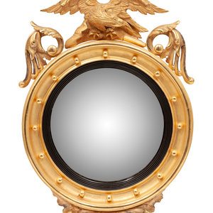 Appraisal: A Federal Style Eagle Convex Mirror height width inches