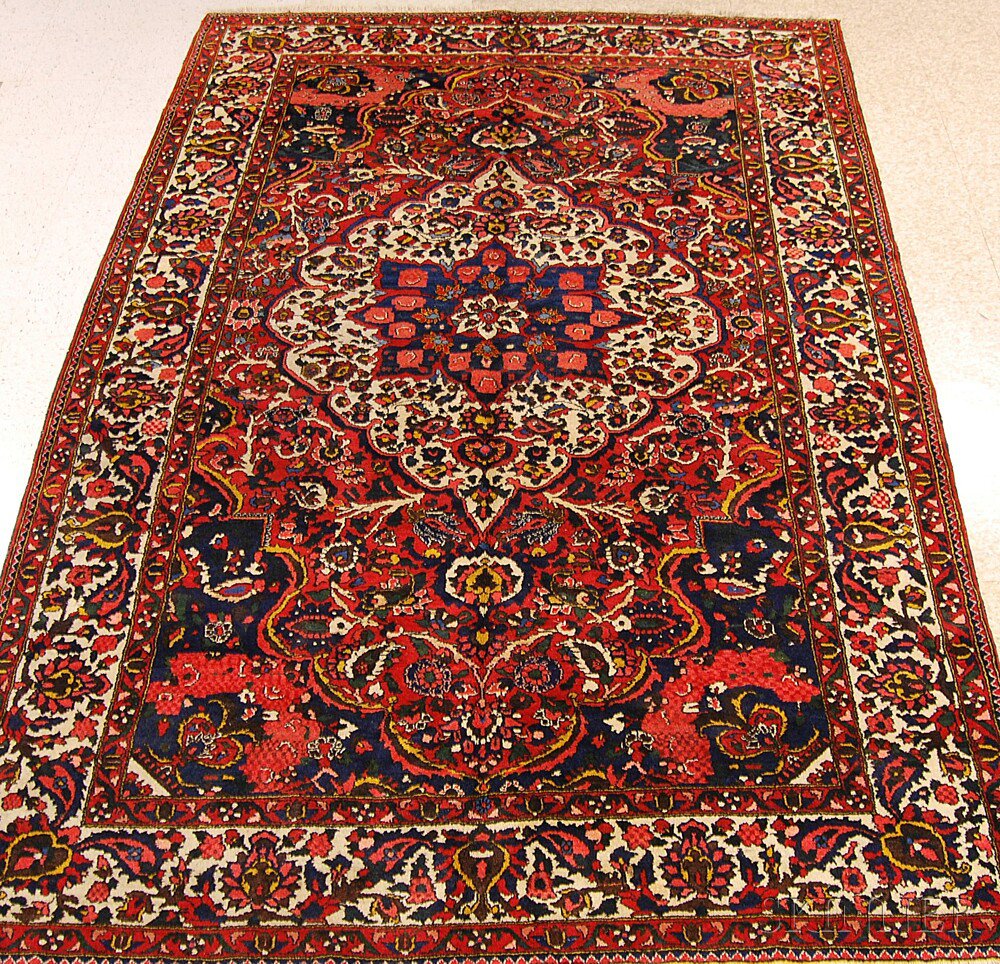 Appraisal: Baktiari Carpet Central Persia second quarter th century ft in