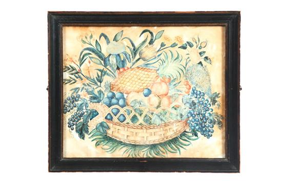 Appraisal: THEOREM WITH FRUIT American nd quarter- th century watercolor on