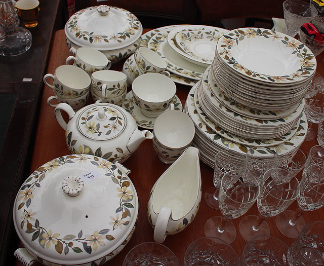 Appraisal: A PART DINNER SERVICE BY WEDGWOOD in the Baconsfield pattern