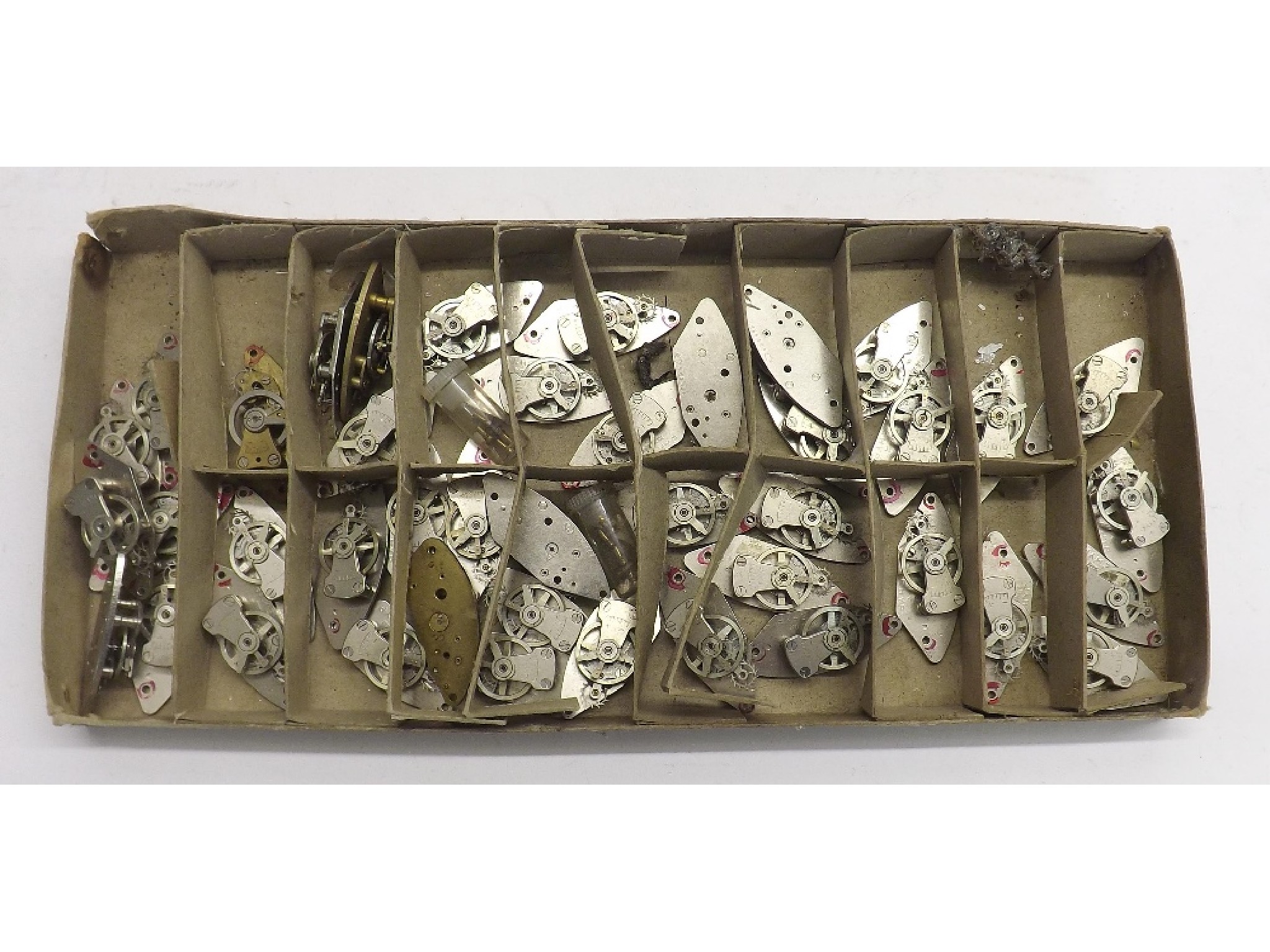 Appraisal: Box of similar platform escapements