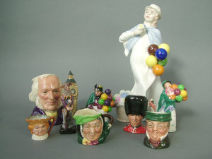 Appraisal: Royal Doulton miniature figure 'The Old Balloon Seller' HN cm