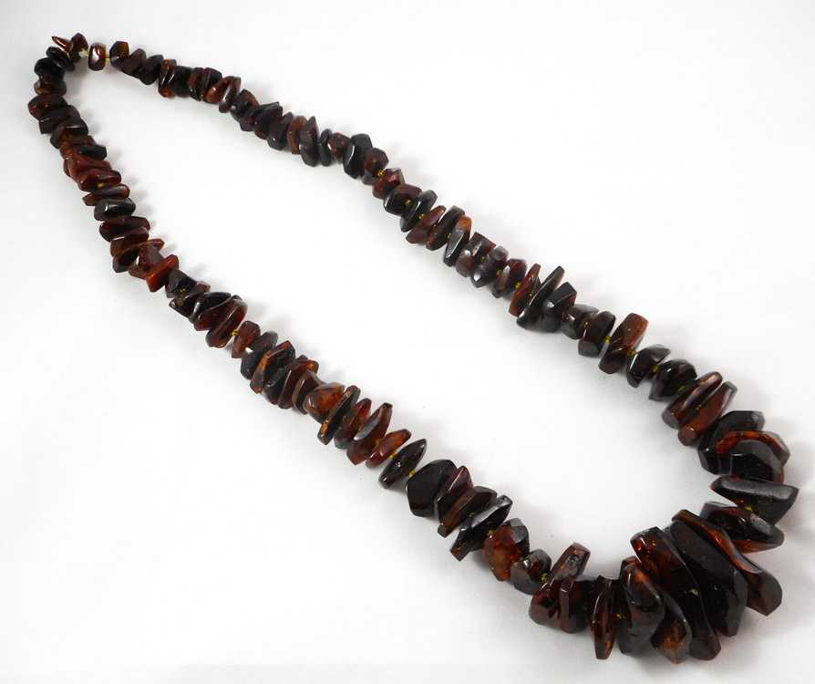 Appraisal: NATURAL RUSSIAN BALTIC AMBER NECKLACE measuring inches in length and