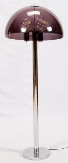 Appraisal: MID-CENTURY MODERN CHROME FLOOR LAMP H Having three lights with