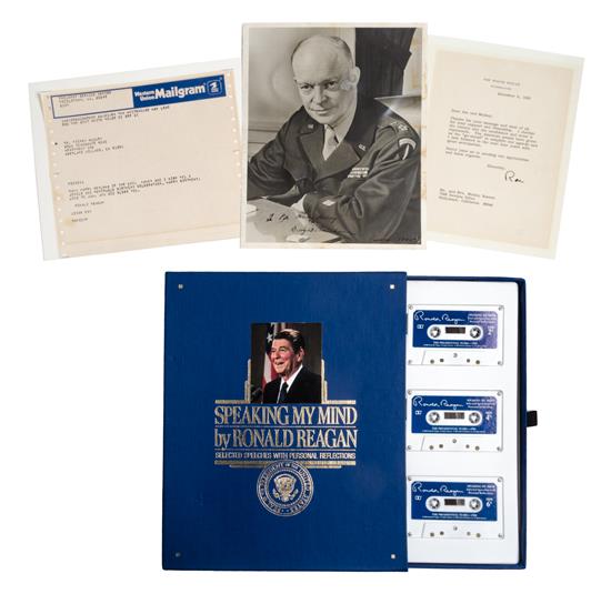 Appraisal: Sale Lot AUTOGRAPHS PRESIDENTS MICKEY ROONEY Mickey Rooney's Presidentially-related material