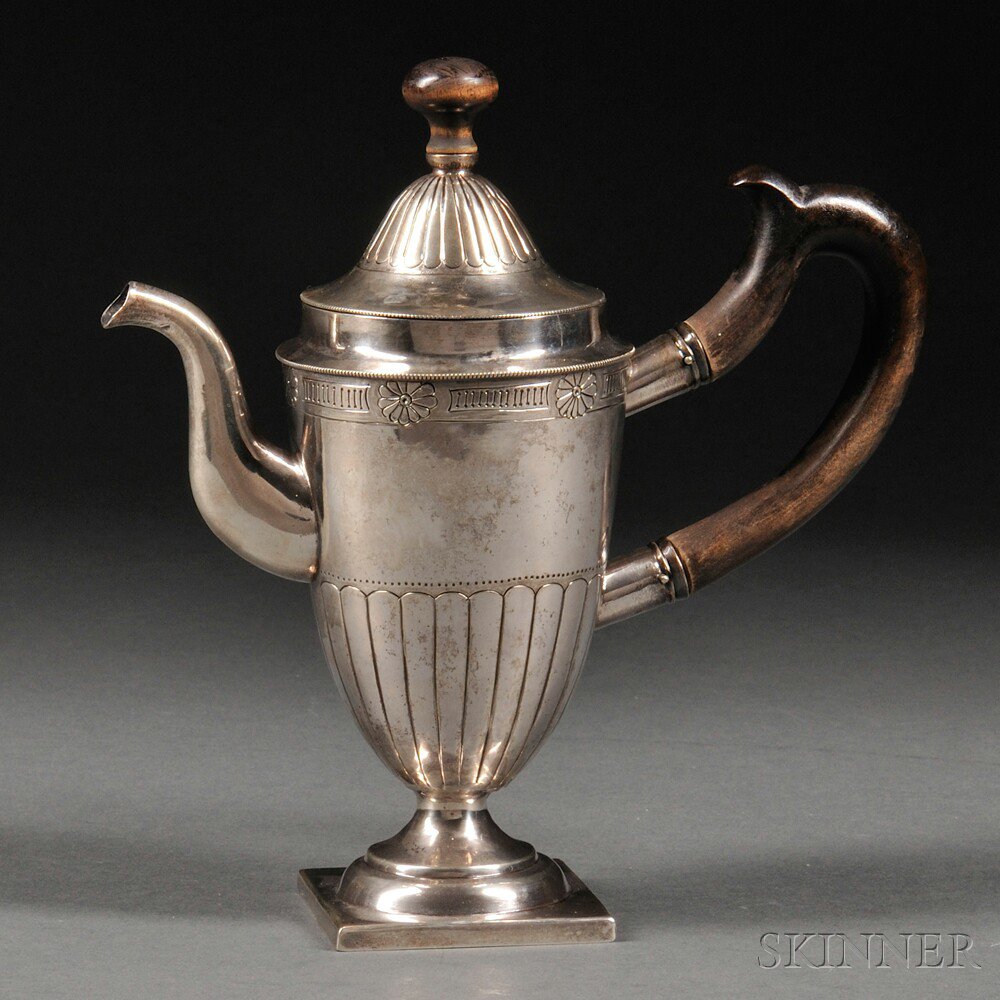 Appraisal: Russian Silver Teapot Moscow c assayer's mark Cyrillic A V