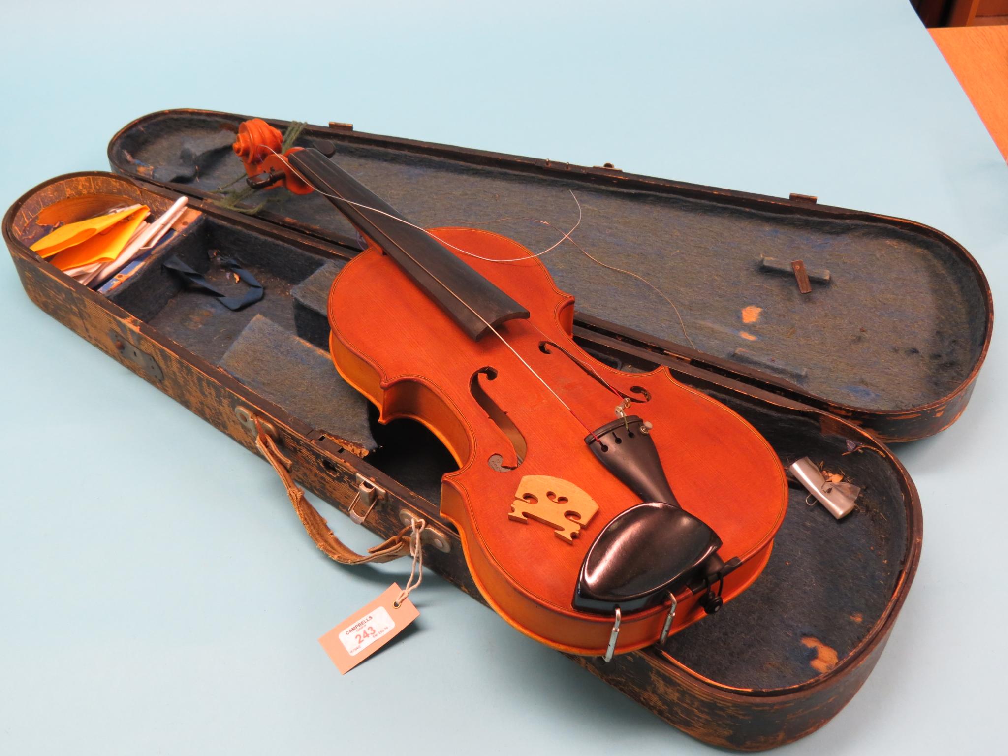 Appraisal: A viola style of Guarneri Del Gesu by Eric Hooker