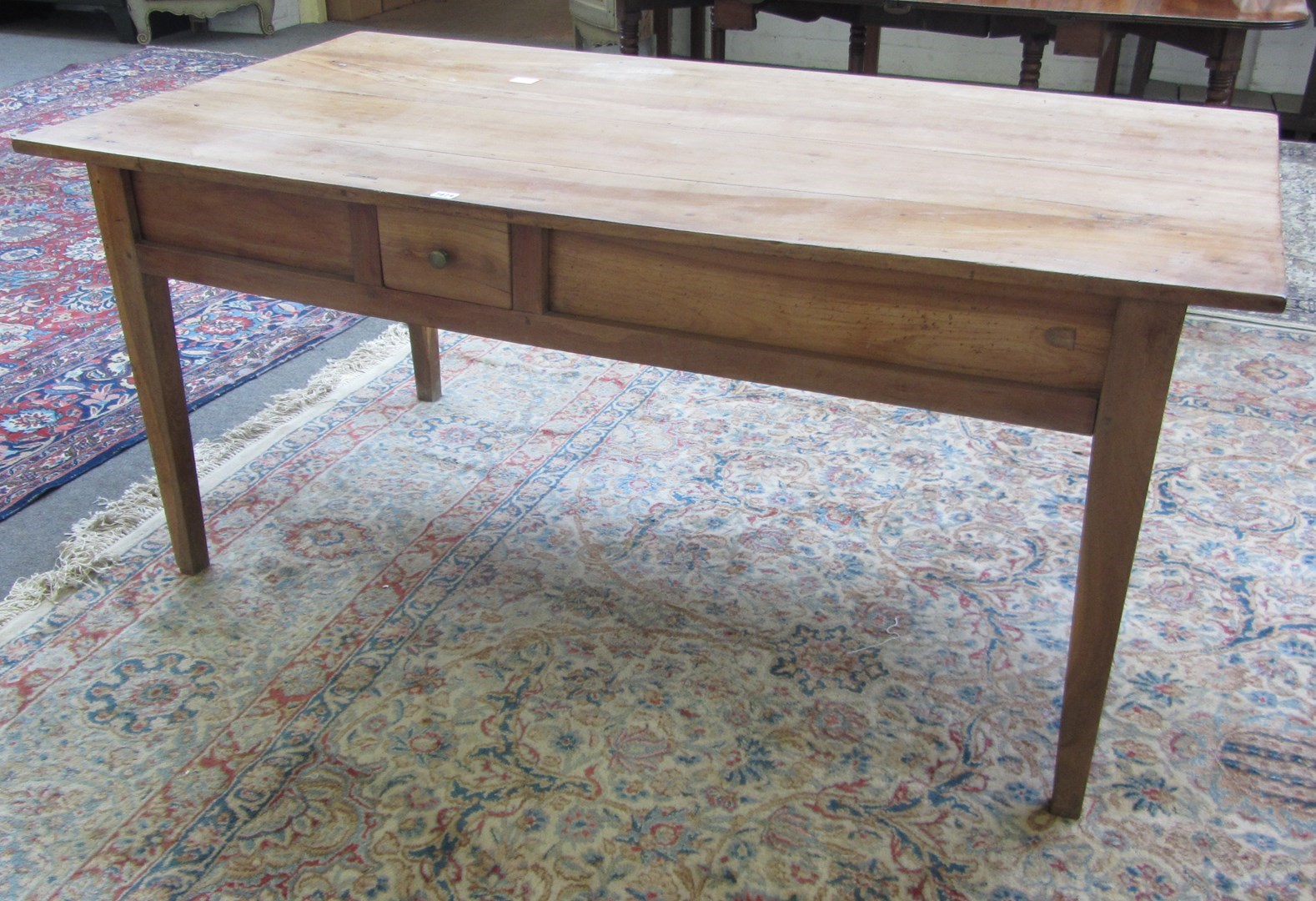 Appraisal: A late th early th century French cherry wood rectangular