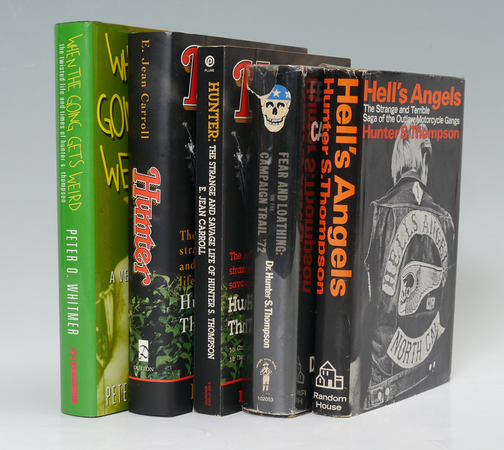 Appraisal: PIECE HUNTER S THOMPSON BOOK COLLECTION books from or about