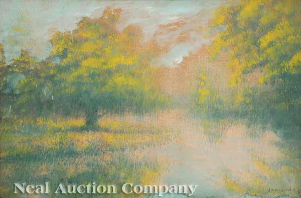 Appraisal: Alexander John Drysdale American New Orleans - Bayou in Autumn