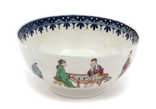 Appraisal: A Dr Wall Worcester Porcelain Waste Bowl Height x diameter